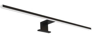 Lampa LED 60cm czarna, do szafek łazienkowych