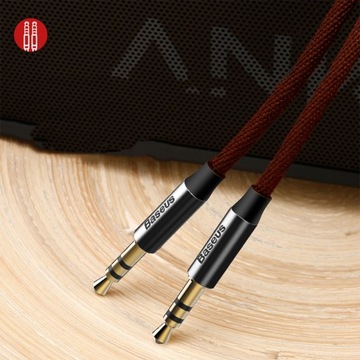 АУДИОКАБЕЛЬ BASEUS YIVEN STRONG МИНИ-ДЖЕК JACK-JACK 3,5 ММ AUX РАЗЪЕМ 100 СМ 1 М