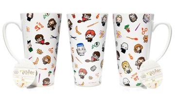 Kubek latte Harry Potter Postacie 450 ml markowy