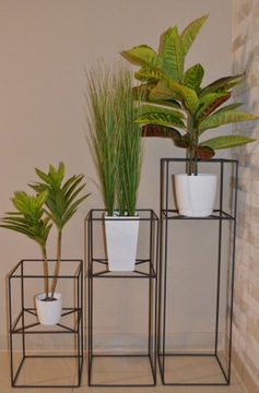 ПОДСТАВКА ДЛЯ ЦВЕТОВ ПОЛКИ ДЛЯ ЦВЕТОВ МЕТАЛЛ LOFT черный 80