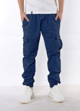 XXL Bossline Cargo Джоггеры Синие польские мешковатые брюки карго