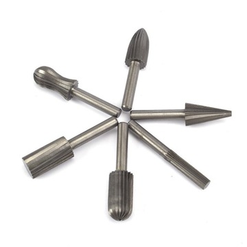 НАПИЛЬНИК ФРЕЗЕРНЫЙ ДЛЯ МЕТАЛЛА КАРБИДЫ ВОЛЬФРАМА НАБОР 6 шт.