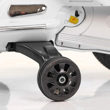 ДВИГАТЕЛЬ VESPA С ДВОЙНОЙ АККУМУЛЯТОРНОЙ БАТАРЕЕЙ ДЛЯ ДЕТЕЙ, ЗВУКОВОЙ ЛЕГКИЙ СКУТЕР, 6 КМ/Ч