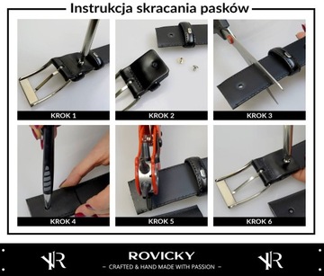 Мужской классический брючный ремень ROVICKY, подарок мужчине