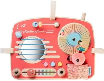LILLIPUTIENS Drewniana tablica manipulacyjna RADIO