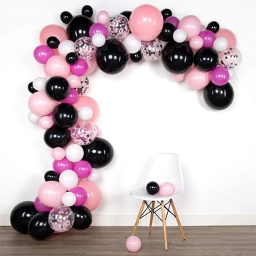 GIRLANDA BALONOWA ZESTAW 104 BALONY URODZINY ROK
