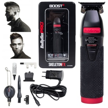 BABYLISS PRO TRYMER SKELETONFX BOOST+ BLACK- RED FX7870RBPE