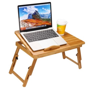 СТОЛИК BAMBOO ДЛЯ НОУТБУКА ПК НАТУРАЛЬНЫЙ БАМБУК