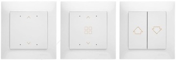SIMON 54 Выключатель с двойной свечой для белой рамки DW5.01/11