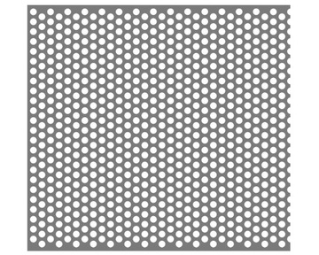 BLACHA PERFOROWANA 1000 x 1000 OC 1 mm 4 - 6 KOŁA