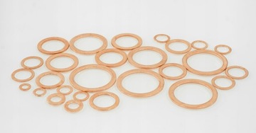 МЕДНЫЕ ШАЙБЫ НАБОР МЕДНЫХ ШАЙБ МЕДНЫЕ УПЛОТНЕНИЯ 300 шт.