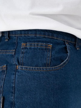 SZEROKIE SPODNIE JEANSOWE Męskie KLASYCZNE BAGGY DENIM MODNE Niebieskie XL