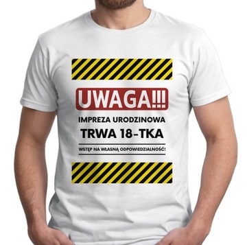 KOSZULKA NA URODZINY PREZENT T-SHIRT Z NADRUKIEM ŚMIESZNA MĘSKA | XXL