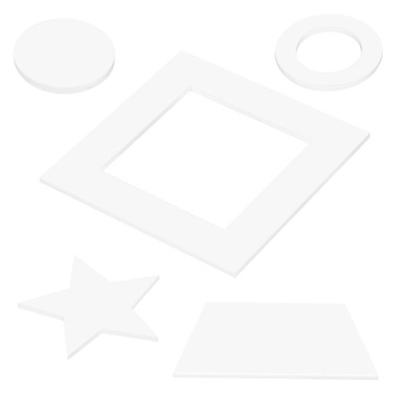 Плексиглас плексиглал 3 мм белый сияющий режущий лазерная резка