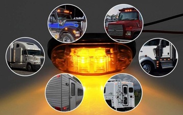 LAMPA OBRYSOWA OBRYSÓWKA DIODOWA LED OBRYSÓWKI DO CIĘŻARÓWEK 12 SZT