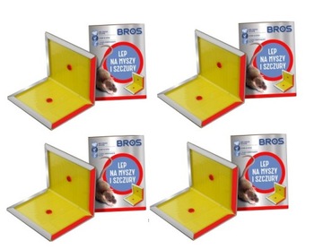Липкая ловушка для мышей и крыс Bros. Липкая ловушка для мышей и крыс В КОМПЛЕКТЕ 5 шт.
