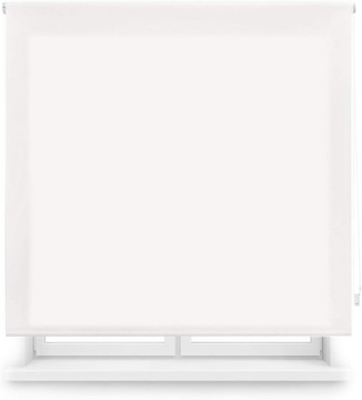Blindecoration Ara | Gładka półprzezroczysta roleta - Biała, 130 x 175 cm