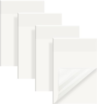 KARTECZKI SAMOPRZYLEPNE PRZEZROCZYSTE 75x50mm-200s