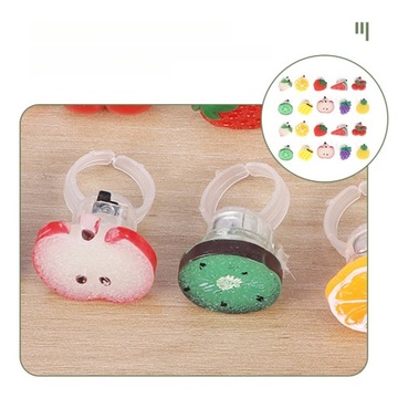 ŚWIECĄCE PIERŚCIONKI DECOR PIĘKNA OZDOBA NA PALCE