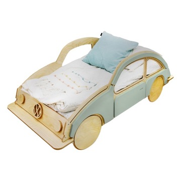 Babylike ŁÓŻKO VW 140x70cm GARBUS VERT PALATINO 0328 MDF