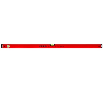 POZIOMNICA POZIOMICA LIBELLA PRO600 MALOWANA CZERWONA 180 CM