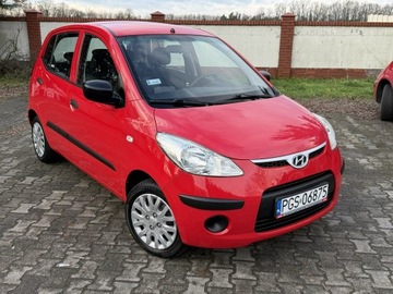 Hyundai i10 I Hatchback 1.2 DOHC 78KM 2009 Hyundai i10 1.2 Benzyna 78KM niski przebieg TOP