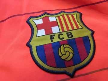 NIKE FC BARCELONA BARCA 2008-2009 rozpinana pomarańczowa bluza rozmiar L