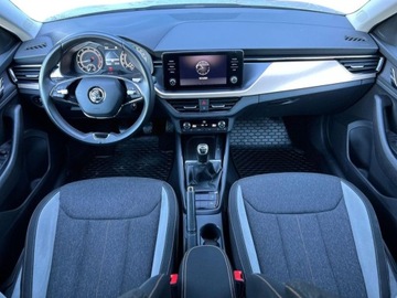 Skoda Scala Hatchback 1.0 TSI 110KM 2022 Skoda Scala Salon PL Szary Steel FV23 Climatronic Grzana szyba ASO, zdjęcie 17