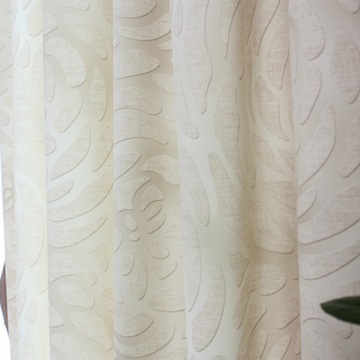 Готовая занавес к размеру бархатный принцип Природной крем природы бежевый