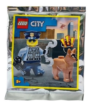 LEGO City Minifigure Polybag - Police Officer with Dog #952109