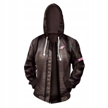 Bluza z Zipper kapturem cyfrowym Cyberpunk 2077-4XL