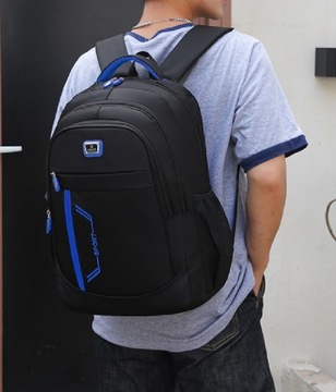 РЮКЗАК МУЖСКОЙ СПОРТИВНЫЙ, ЧЕРНЫЙ, ПУТЕШЕСТВИЯ, ШКОЛА, СПОРТ, МУЛЬТИ-СРАВНЕНИЕ