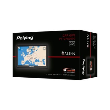 Автомобильная GPS-навигация Peiying Alien PY-GPS9000 с 9-дюймовым ЖК-дисплеем и картами Европы