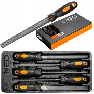 НАБОР НАПИЛОК NEO ДЛЯ МЕТАЛЛА, 5 шт., ВСТАВКА 84-244