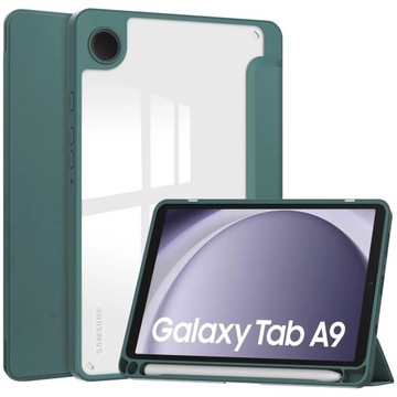 Przezroczyste etui ochronne na tablet zielony-Samsung Galaxy A9 8,7 cala