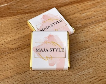 Фирменные шоколадки рекламные ЛОГОТИП 100 шт. ЗОЛОТО