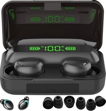 Słuchawki Bezprzewodowe Z POWERBANKIEM MIKROFONEM KOLORY BLUETOOTH KOLOR