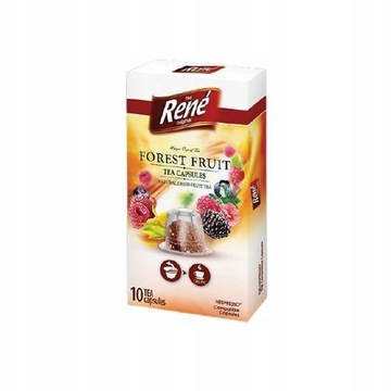 kapsułki nespresso Rene FOREST FRUIT herbata