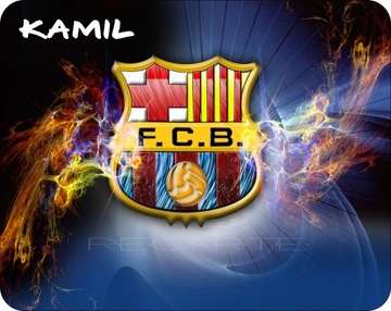 Podkładka pod myszkę FC BARCELONA z imieniem WYBÓR