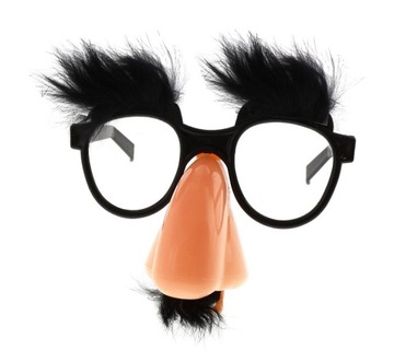 Okulary Nos Wąsy Brwi Profesor Śmieszne Fotobudka Zabawny Gadżet Akcesorium