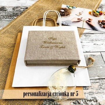 Универсальная холщовая коробочка для флешки с 4 вкладышами на выбор.