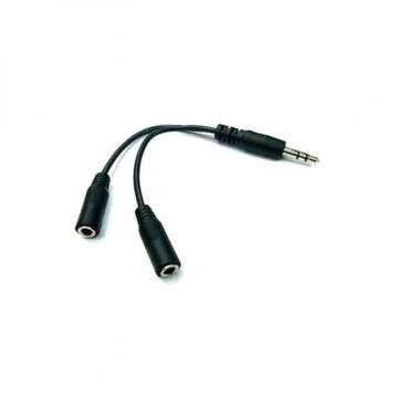 Audio rozgałęziacz, Jack (3,5mm) M - 2x Jack (3.5m