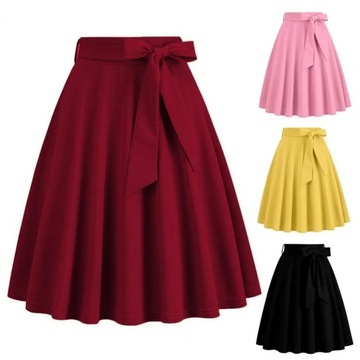 Summer Style Solid Women's Vintage Swing