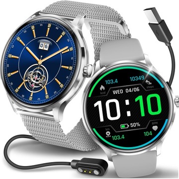 SMARTWATCH ЖЕНСКИЕ ЧАСЫ ПОЛЬСКОЕ МЕНЮ СПОРТ ЧСС ЗВОНКИ SMART WATCH PL
