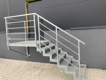 Ступени WEMA 900x270 мм | оцинкованный | металлические лестницы, ступени