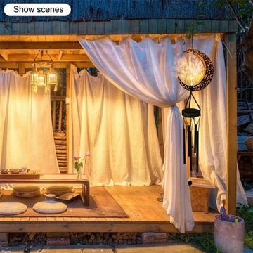 Солнечные колокольчики на открытом воздухе-луна