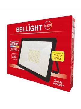 NAŚWIETLACZ LED HALOGEN 50W 12V 24V 36V AC/DC