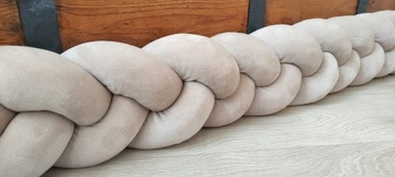 WARKOCZ, OCHRANIACZ 360 CM, WELUR JASNY BEŻOWY