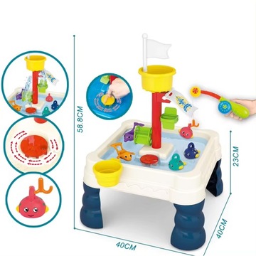ПЕСОЧНИЦА С ВОДОЙ ДЛЯ ИГР НА ПИРАТСКОМ КОРАБЛЕ РЫБАЛКА МАТАДИ
