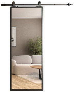Drzwi Szklane Przesuwne System Loft 100 Lustro